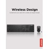 Lenovo 100 Wireless Keyboard and Mouse Combo – Cordless Set