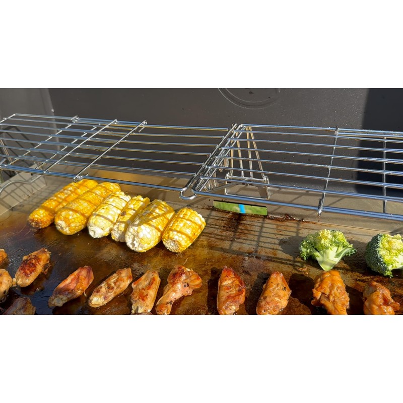 Griddle Warming Rack for Blackstone Griddle, Adjustable Griddle Accessories Cooling