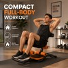 Adjustable Ab Workout Machine for Home Gym – 3-Position Backrest
