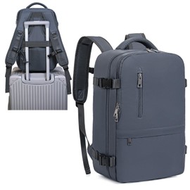 VMIKIV Hand Luggage Backpack 40 x 20 x 25 cm for Ryanair 20L Travel Backpack Hand Luggage Aeroplane Backpack Small Hand Luggage Bag 40 x 20 x 25 Travel Backpack Laptop Backpack for Men Women, gray,