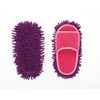 Aimedia Microfiber Wearable Mop, Mop Slippers, Cleaning Slippers, Washable, Microfiber,