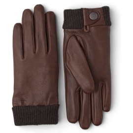 Hestra Women’s Idun Glove | 5-Finger Glove for Cold Weather & Everyday Wear - Chocolate - 8
