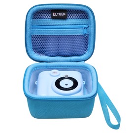LTGEM Camera Case Compatible with ESOXOFFORE/Dylanto Kids Instant Print Camera and Print Paper(Blue)
