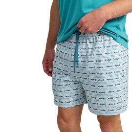 HUK Pursuit Volley Pattern, Quick-Dry Shorts for Men, Harbor Mist