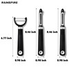 Rainspire 3-Piece Peeler Set, Premium Swivel Vegetable Peeler, Kitchen Gadgets