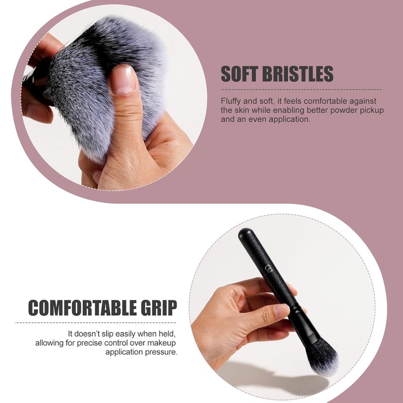 BS-MALL Soft Professional Makeup Brush Set - 4 Travel-Friendly Daily
