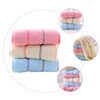 FOMIYES 6pcs Cotton Face Wash Towels Soft Highly Absorbent Cotton