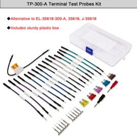 CASTNOO J-35616 TP-300-A Terminal Test Probes Kit Compatible Suitable for GM Vehicles, Alternative to EL-35616-300-A, 35616, J-35616, 26 PCS with Storage Box