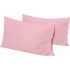 R&Z Plain Dyed Luxury Polycotton Housewife New 2 x Pillow