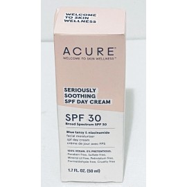 Acure Seriously Soothing, SPF Day Cream, SPF 30, 1.7 fl oz (50 ml) New