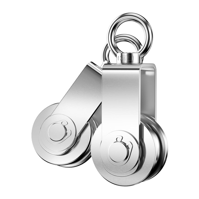 Byttlerom Cable Pulley Wheel Stainless Steel Swivel Pulley Block Silence