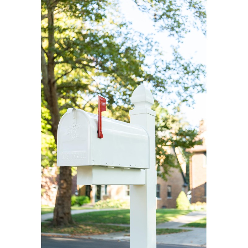 Architectural Mailboxes Whitley Plastic Mailbox Post, Compatibility Code A, B,