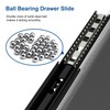 VADANIA 40" Black Heavy Duty Drawer Slide with Lock #VD2053-b,