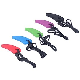 VGEBY Collar para Masticar Sensorial, 5 Piezas Mordedor con Silicona Segura para Autismo y TDAH - Alivio de Ansiedad y Estimulación Oral