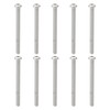 PATIKIL 10pcs M6-1x70mm Button Head Socket Cap Bolts 304 Stainless