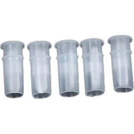 100 Pcs Toy Noise Makers Insert Squeakers, Plastic Dog Squeaky Toy Whistles, Dog Toy Squeakers Dog Squeak Toys Toy Insert Replacements DIY Accessories (White, 2.9 * 1.1cm)