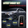 Autel iKey Universal Smart Key Style 8A-chipped 4 Button IKEYTY8A4TP
