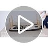 Yaheetech 3-Zone Massage Table, Portable Massage Bench, Height-Adjustable Massage Table