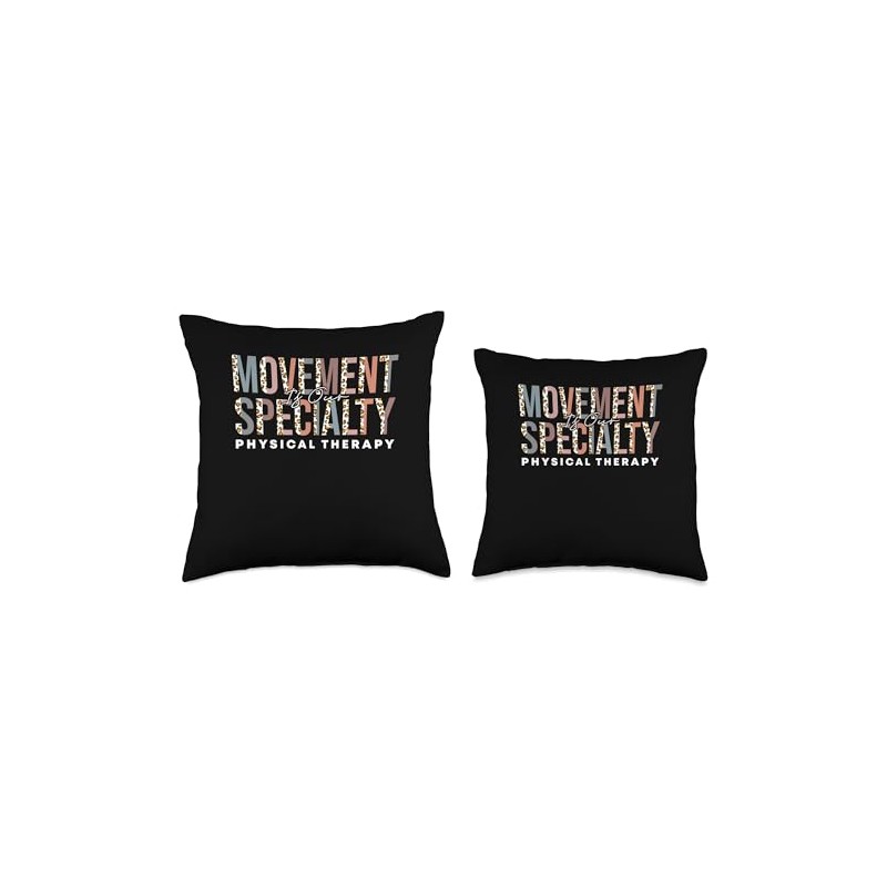 Movement Is Our Specialty Physical Therapy Throw Pillow