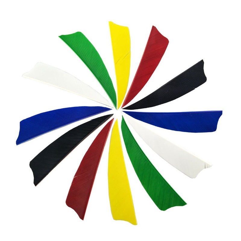 50pcs Arrow Turkey Feathers 3 inch Natural Feather Fletching Right