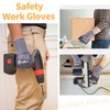 Brigic Safety Work Gloves Micro Foam Nitrile Coated, High-density Nylon