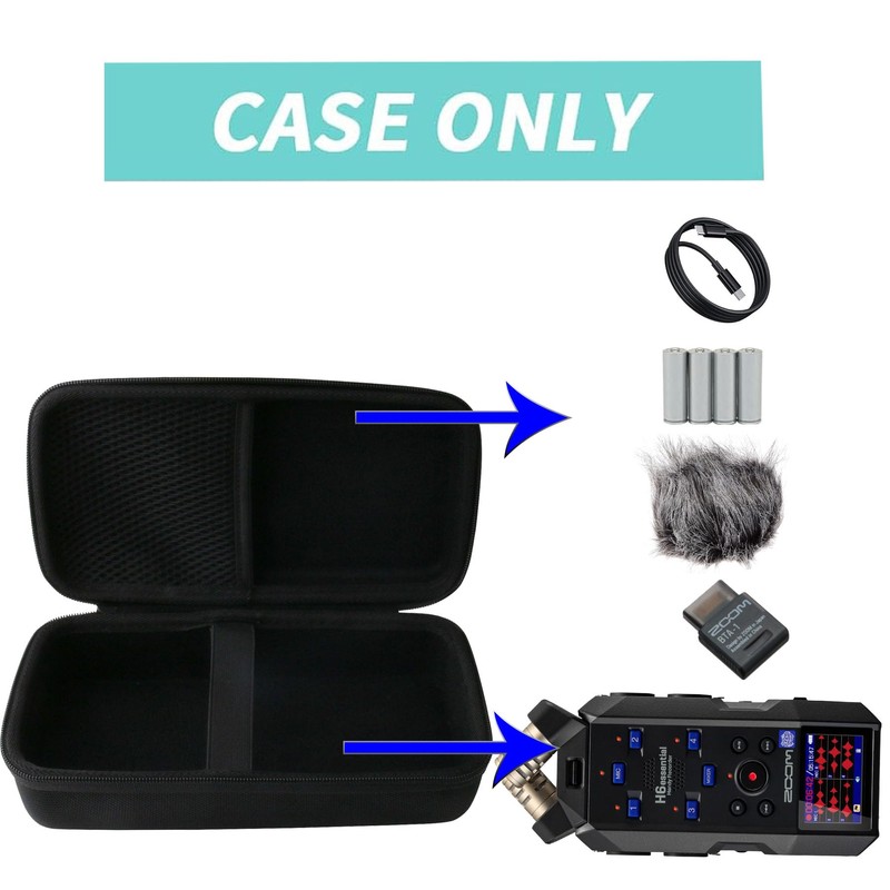 ZOOM Zoom H6essential Handy Recorder Compatible Storage Case - WERJIA