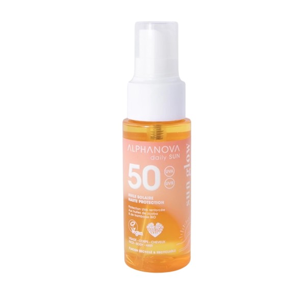 ALPHANOVA Daily Sun – Sonnenöl SPF50 Sun Glow – Pocket