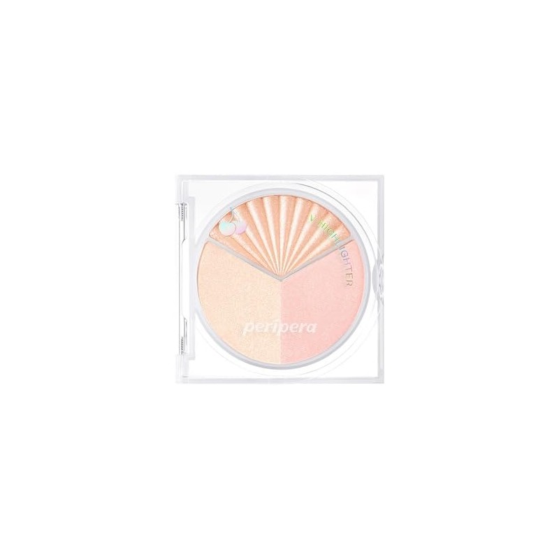 PERIPERA V HIGHLIGHTER SET (01 SHINING ON BRUSHED SET), 1