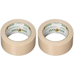 Duck 283264 1.88" X 20 Yards Beige Duck Tape (Тwo Рack, Cookie Dough)