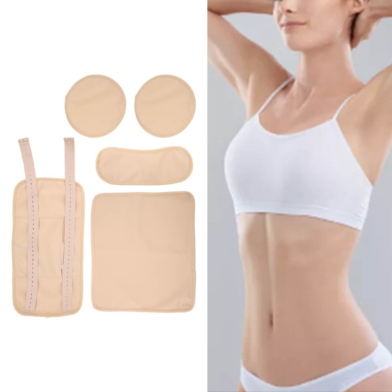 4pcs Castor Oil Packs Set Prevent Leakage Adjust Strap Reusable