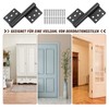 HOIIME Pack of 2 304 Stainless Steel Door Hinge, 360