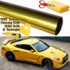 AUTOGOODY 96" x 60" Gold Chrome Mirror Vinyl Film Wrap
