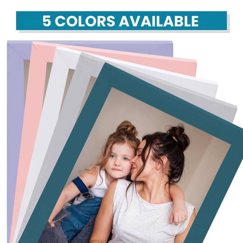 Muzilife 5 Pack 11x14” Picture Frames, Green Picture Frames for
