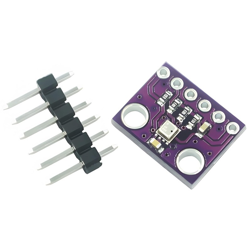 tictocstore 2pcs GY-BME280-3.3 High-Precision 3-in-1 Environmental Sensor Module - Temperature,