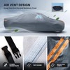 Waterproof Lexus RC(2014-2025) Car Cover with Breathable Vents, [2025 Upgrade]