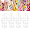 240 Uñas Postizas de los Pies, Cubierta Completa, Multiusos, Brillantes,
