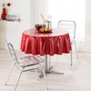 Douceur d'Intérieur CDaffaires Tischdecke, rund, PVC, einfarbig, 15/100, transparent, Polyvinylchlorid,