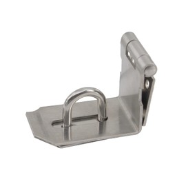 Stainless Steel Padlock Hasp Door Latch Bolt Gate Lock 90 Degree (Pack of 2)