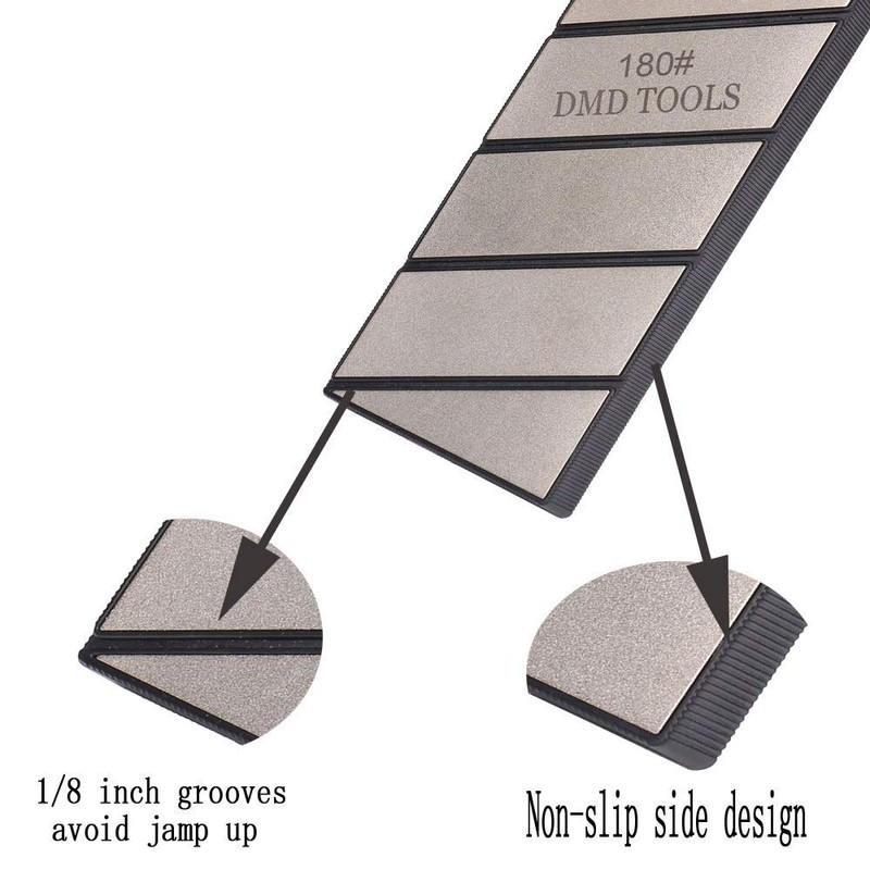 QZATACAEN Diamond Sharpening Stone, Diamond Flattening Stone, Lapping Plate, Single