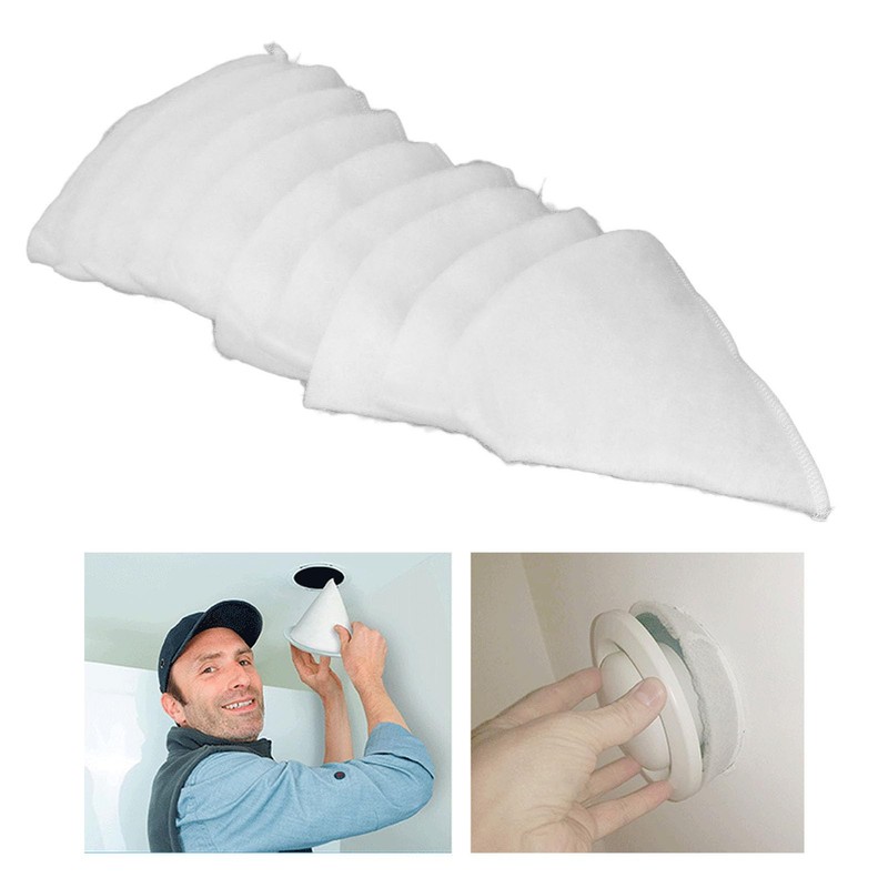 10 PCS Conical Exhaust Valve Filter Cotton Air Vent Filter