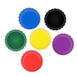 NOVIAFAM Silicone Bottle Cap 6 PCS Beer, Soda, Vinegar or Soy Saver