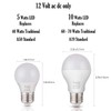12Volt E26 5w LED Bulbs Light Bulbs RV Lighting Off-Grid