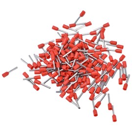 1000Pcs Insulated Ferrule Electrical Pin Crimp Terminals 20 AWG Cord End Connectors KitE7512 Red