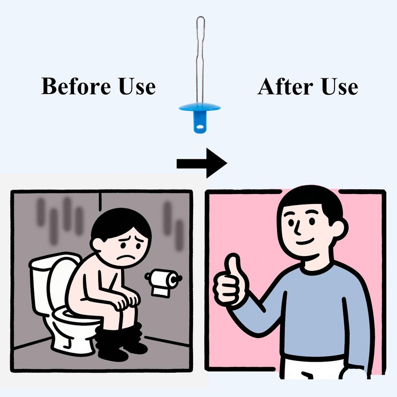 Fecal Extraction Tool for Constipation Relief, Impacted Stool Removal Tool
