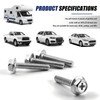4PCS Car Ignition Coil Bolt,M5×25 Ignition Coil Mount Bolt
