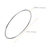 KICHOUSE Bangle Bracelet Set 6pcs Silver Bangles for Women Girls