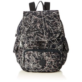 Kipling City Pack S Women's Backpack Handbag, Multicolour (Navy Stick Print), One Size