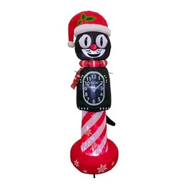 6-Foot Inflatable Kit-Cat Klock: with Animated Tail and Rotating Lights