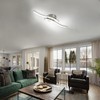 EDISLIVE Modern Dimmable LED Ceiling Light Curved 2 Light 22.5