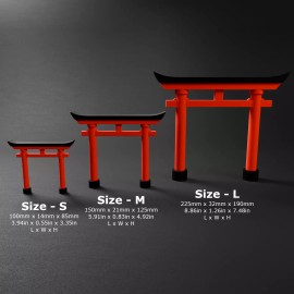 Unbranded Japanese Torii Gate  - Architecture 3D Printed - Large